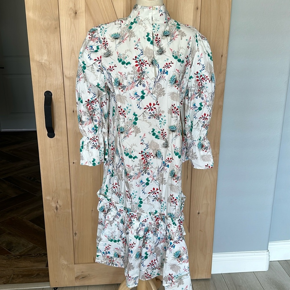 NWT Emisuzuki x The Drop Floral Print MIDI Dress XL